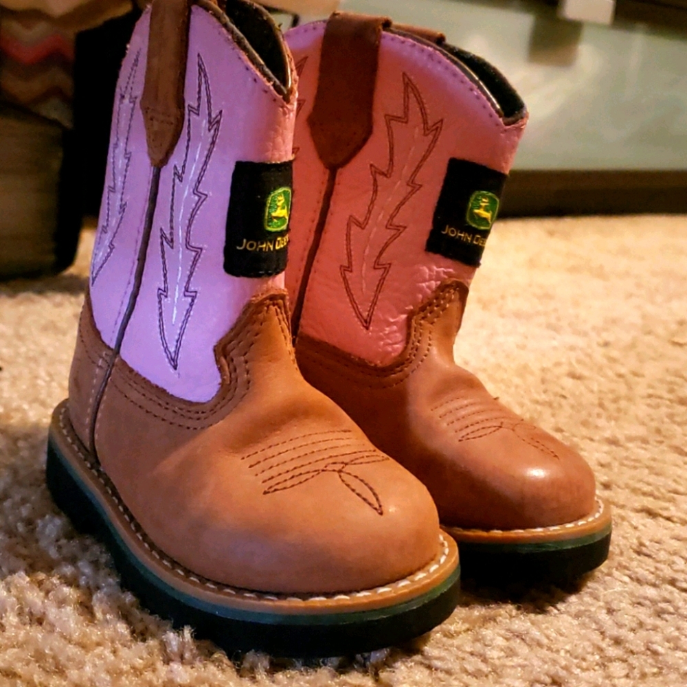 John Deere Toddler Girl Boots Sz 5